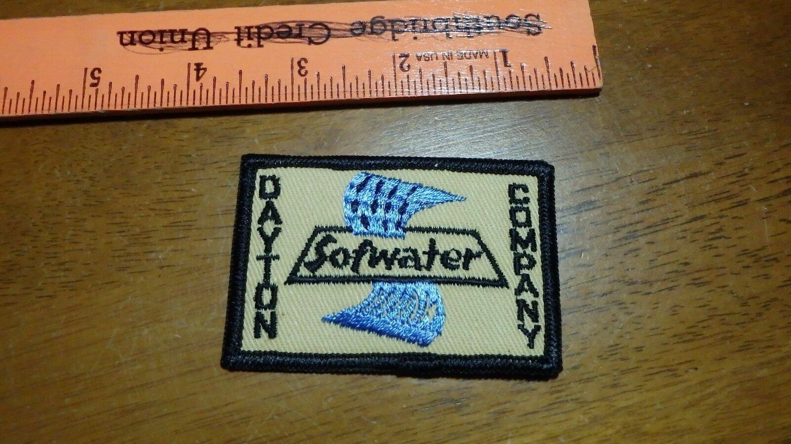 VINTAGE SOFT WATER DAYTON COMPANY DRINKING WATER TAP WATER   PATCH  BX  V #11