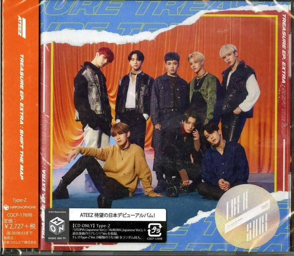 [CD] ATEEZ TREASURE EP. EXTRA Shift The Map TYPE-Z from Japan new