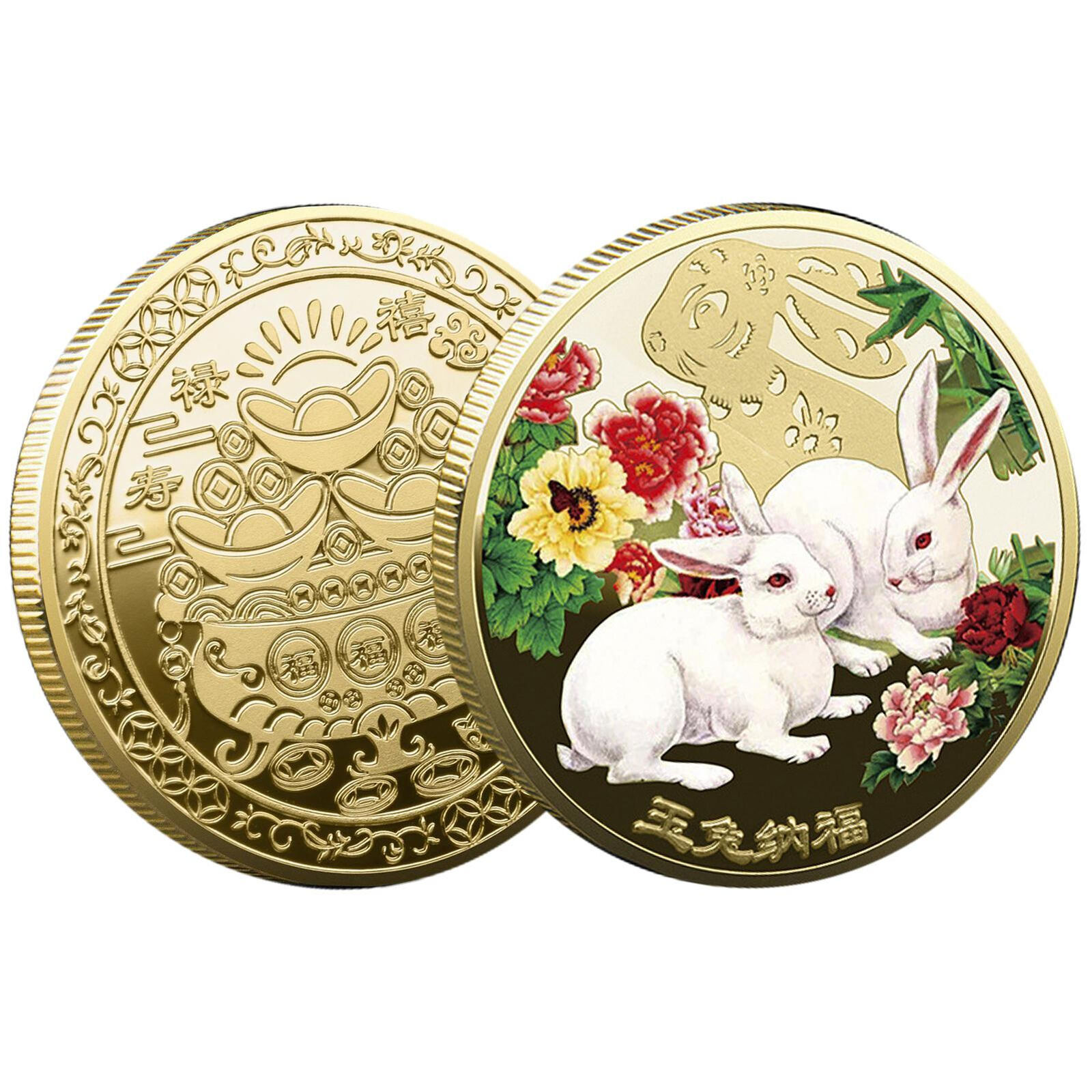 New Chinese Zodiac Year of The Rabbit 2023 Commemorative Coin in Capsule 
