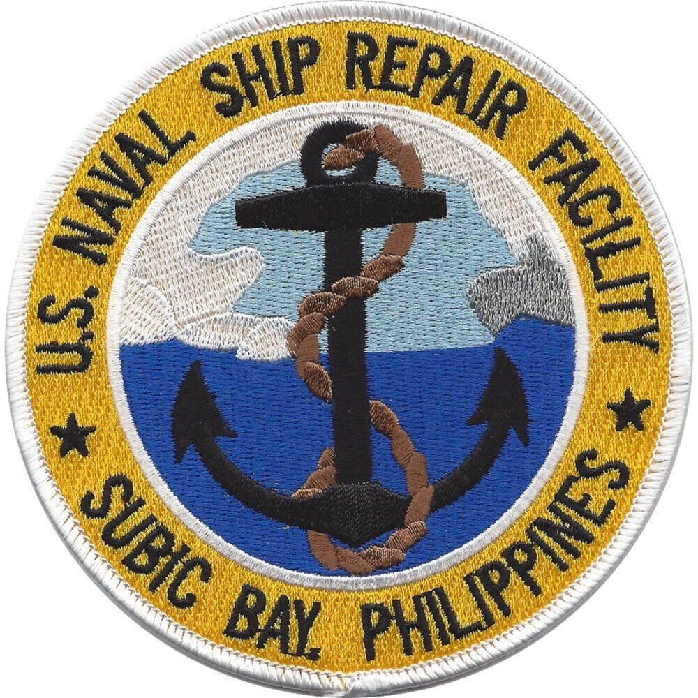 US Naval Ship Repair Facility Subic Bay Philippines Patch