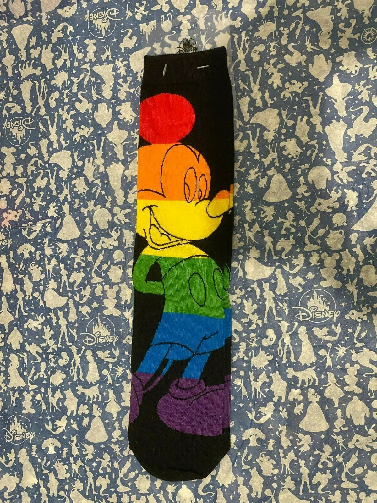 New Rainbow Disney Collection Mickey Mouse Socks for Adults
