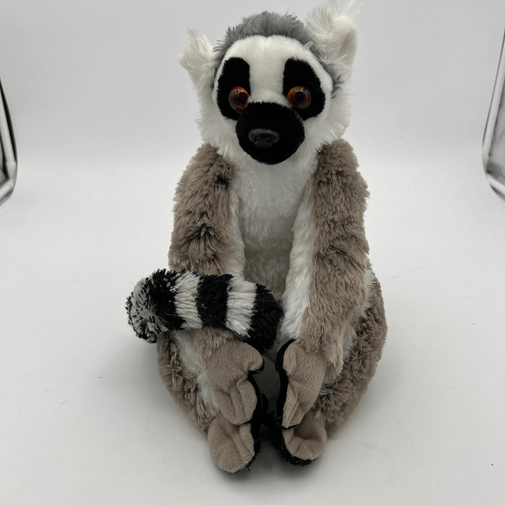 Wild Republic Lemur Ringtail Realistic Soft Stuffed Animal Plush 12” 