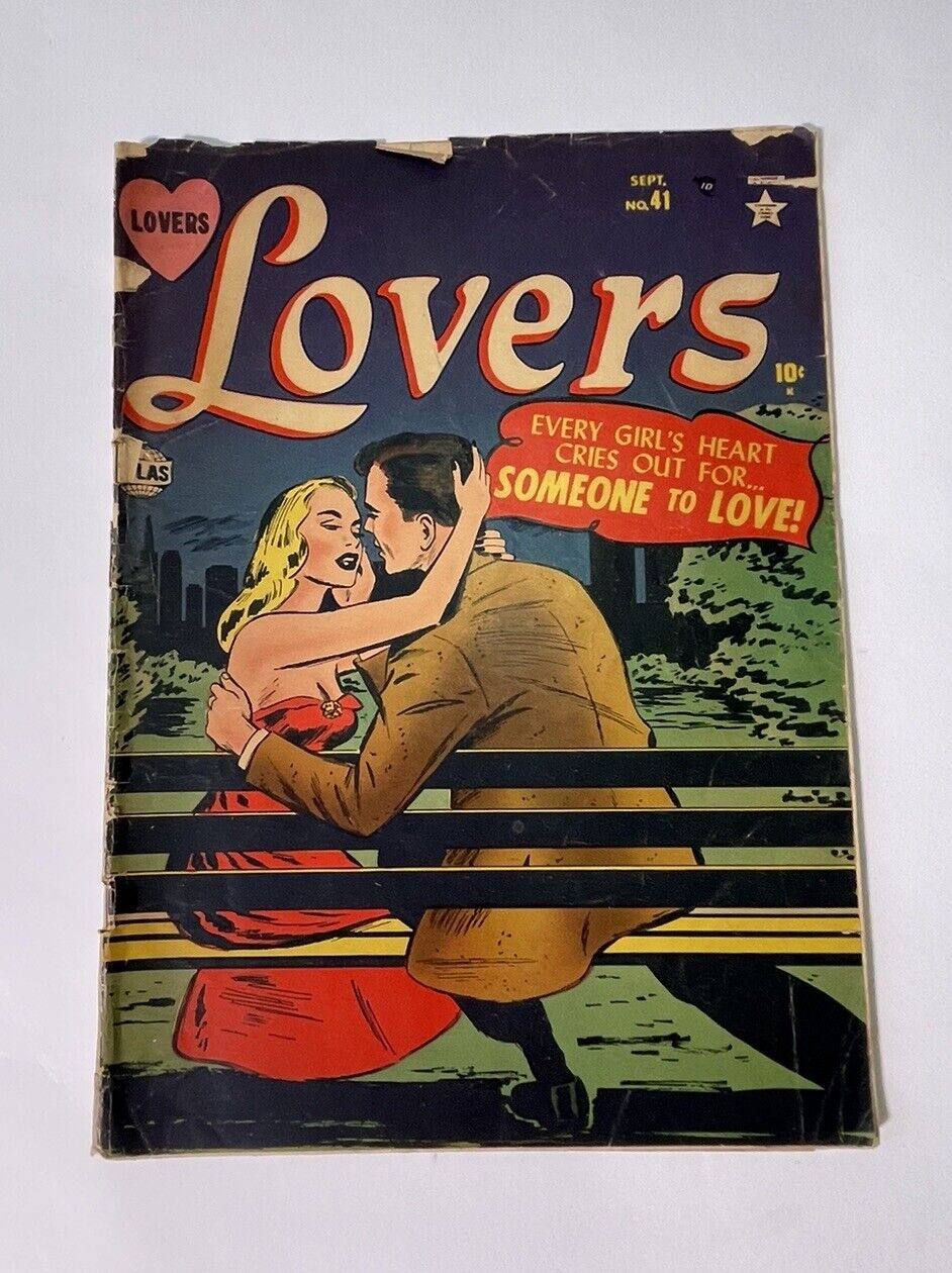 Vintage Lovers 1952 Comic Book #41 Golden Age