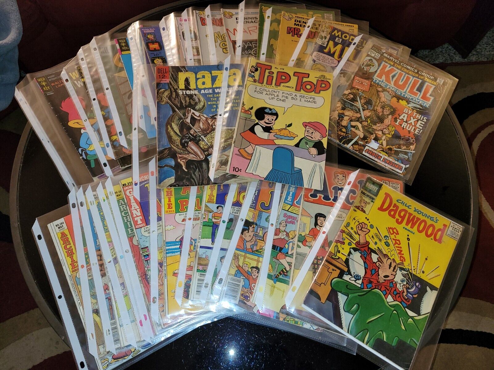 Archie, Dennis the Menace, Richie Rich, Pink Panther, Dagwood Comic Book Lot(24)