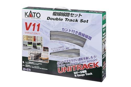 KATO N Gauge V11 Double Track Track Set 20-870 Railway Model Rail Set