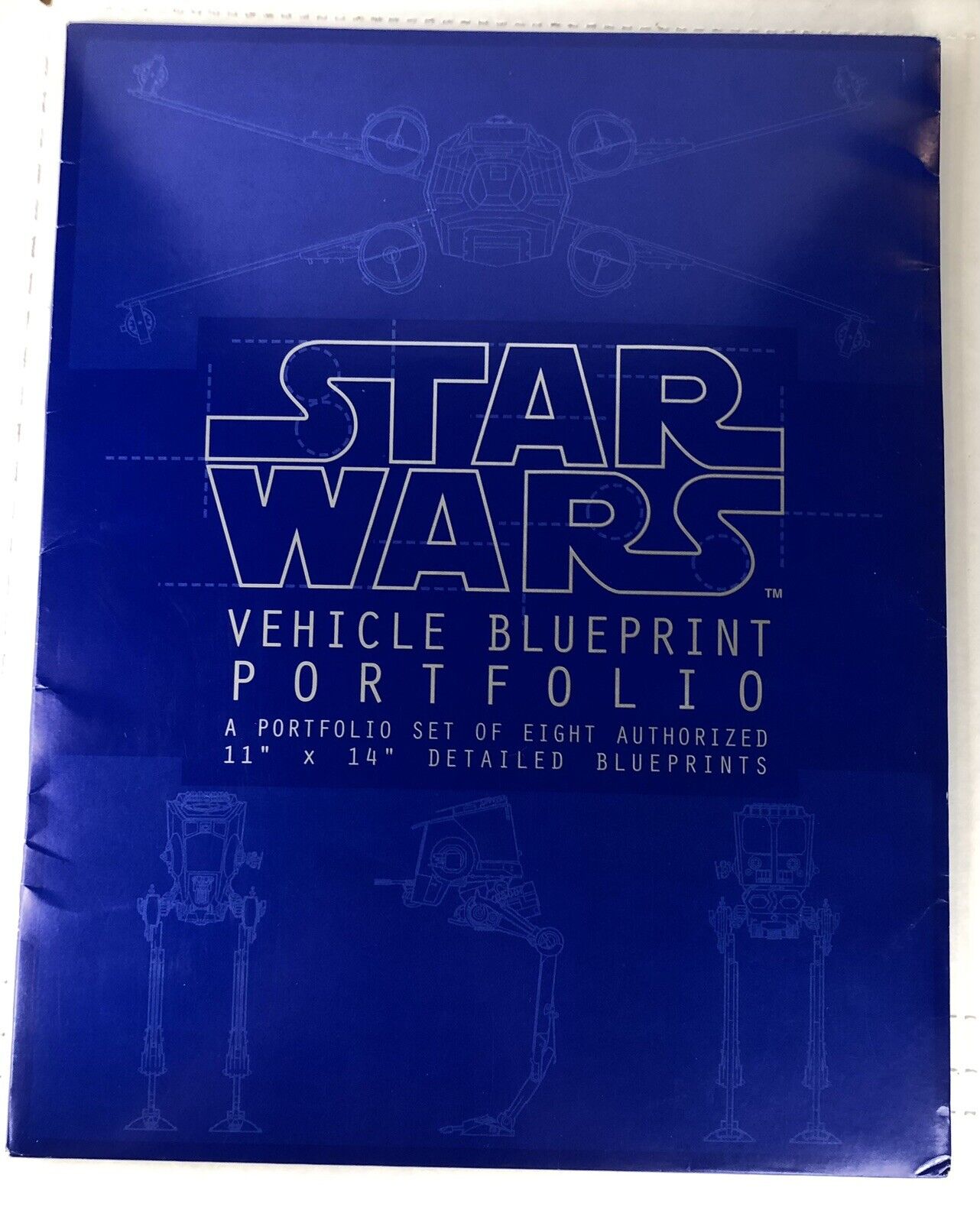 Star Wars Blueprint Portfolio Vehicle Blueprints Set of 8 in Folder
