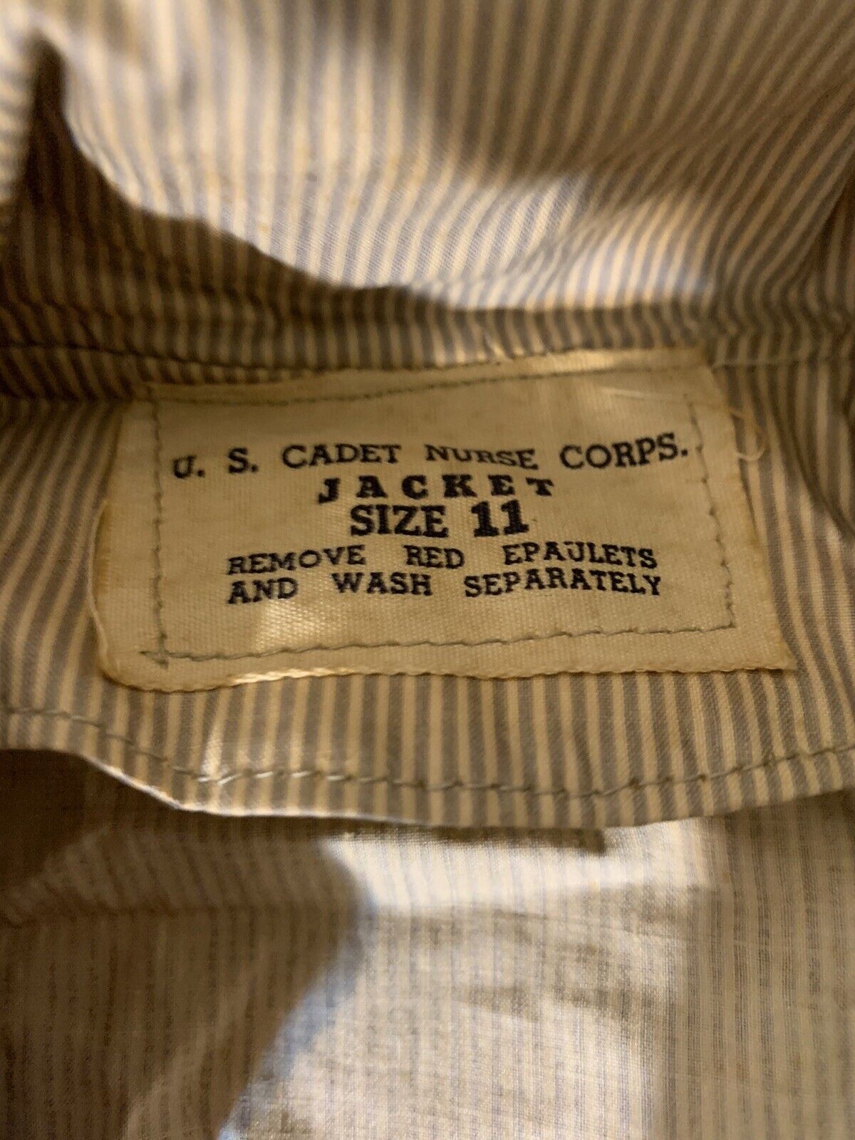 Vintage original WW2 Nurse Cadet  Corps Uniform RARE