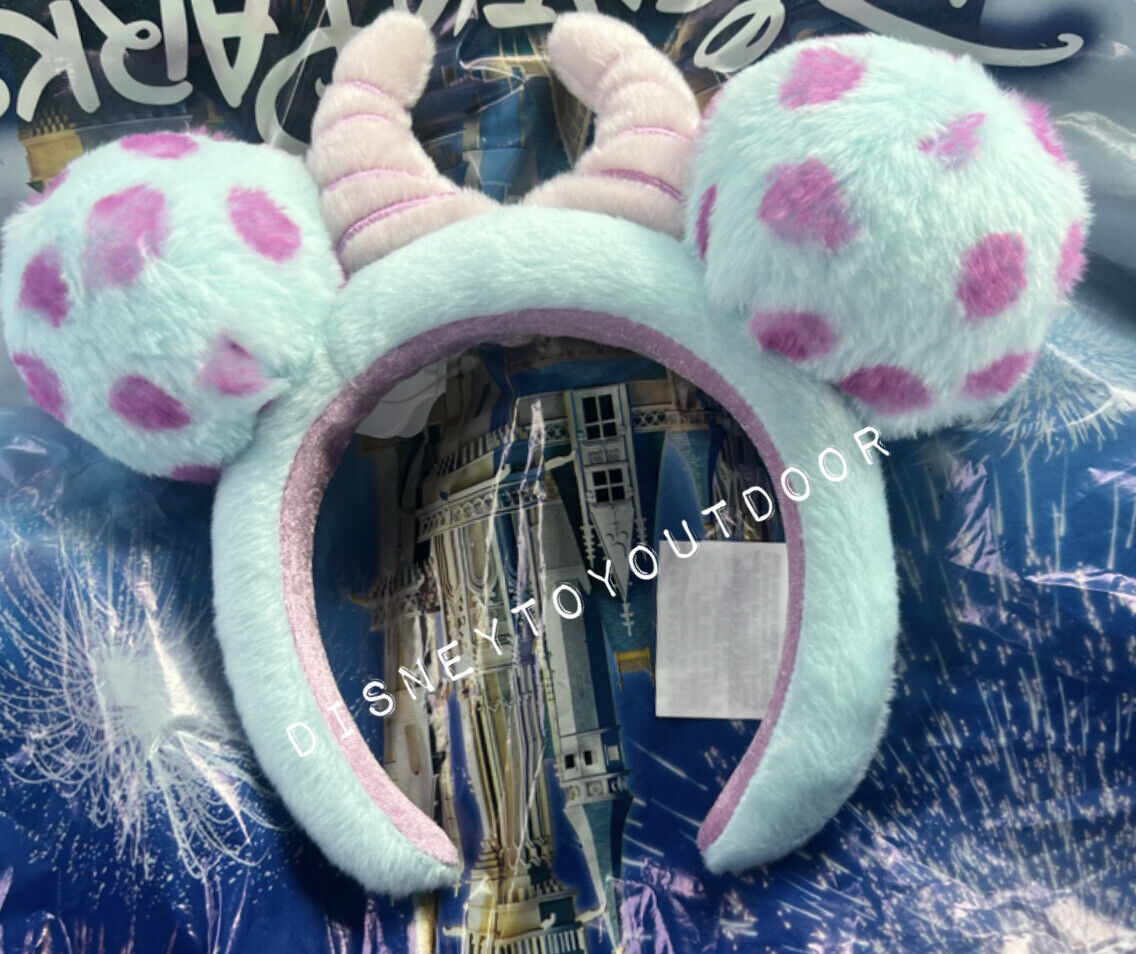 Disney Pixar Sully Fuzzy Fun Ear Headband Hat Monsters Inc IN HAND NWT