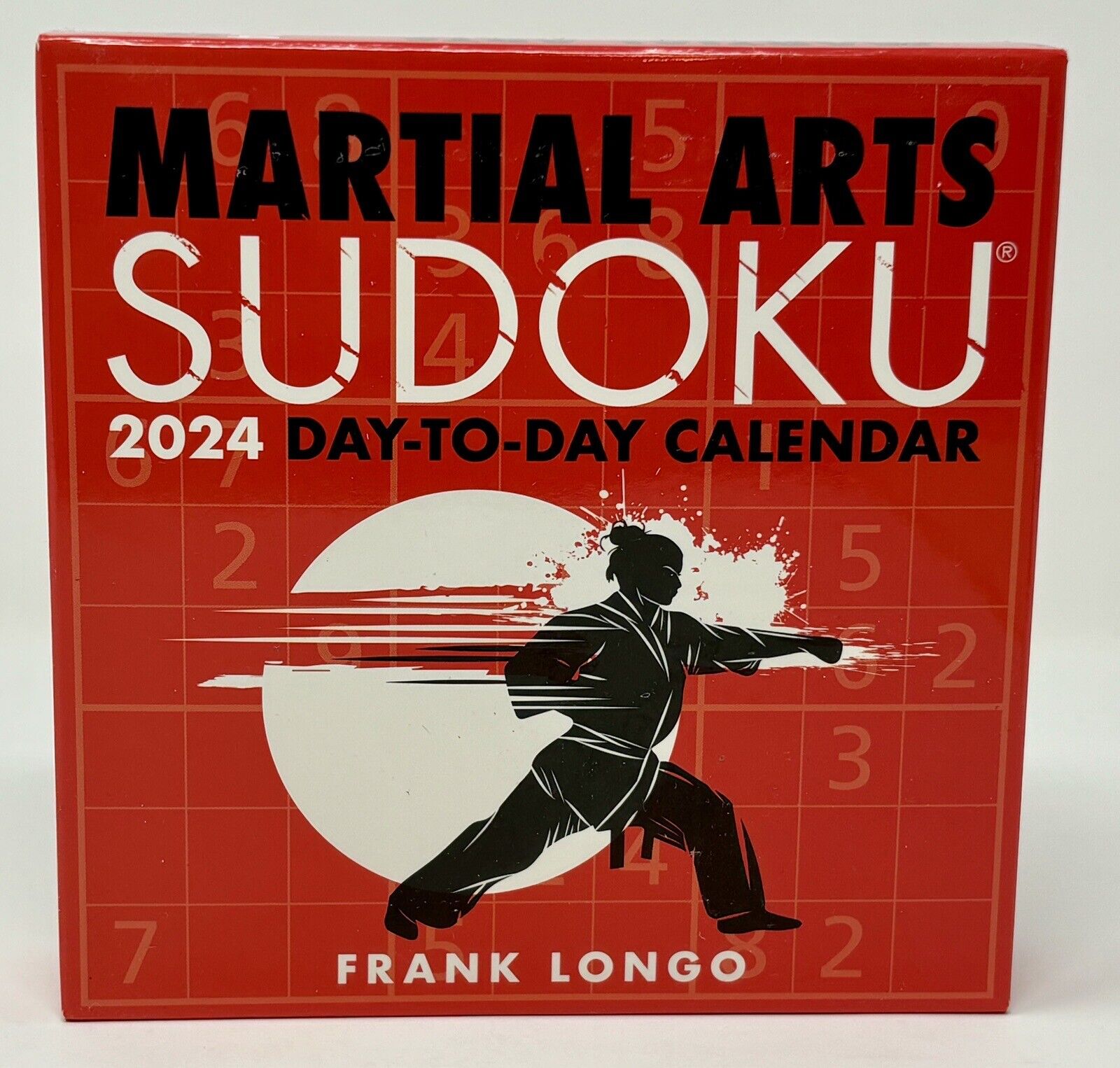 NEW - Martial Arts Sudoku 2024 Day-to-Day Desktop Calendar (by Frank Longo)