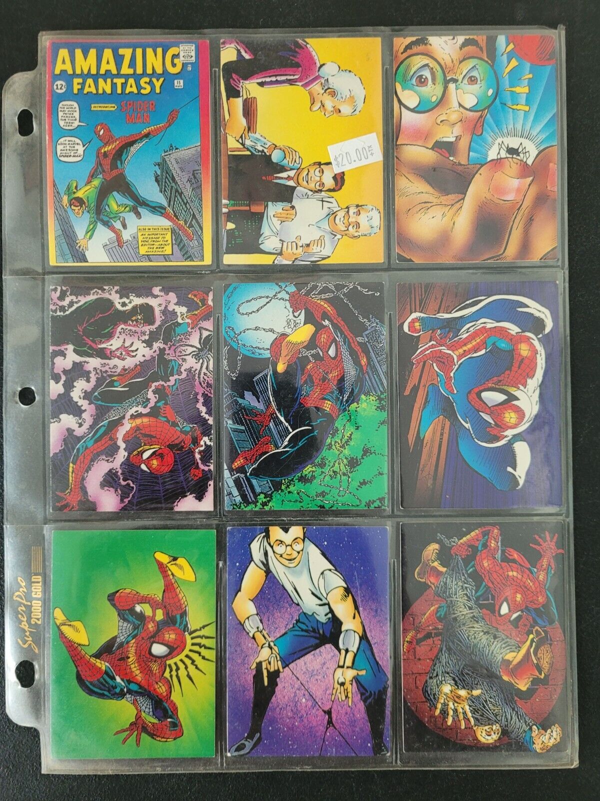 SPIDER-MAN 30TH ANNIVERSARY 1962-1992 TRADING CARDS 1992 MARVEL COMICS NEAR FULL