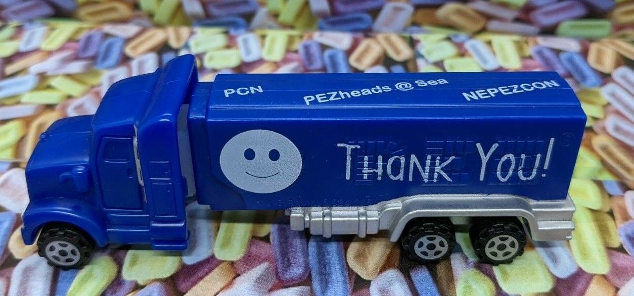 PEZ Truck - PCN-NEPEZCON-PEZheads at Sea- Thank You- Truck- Dark Blue #1