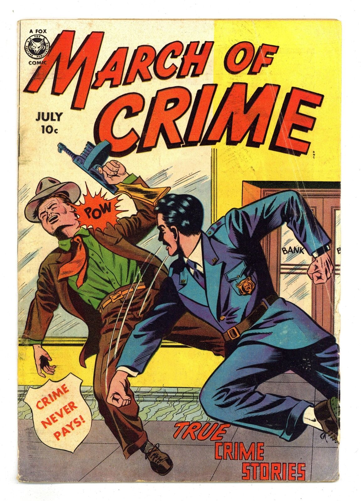 March of Crime #7 GD/VG 3.0 1950