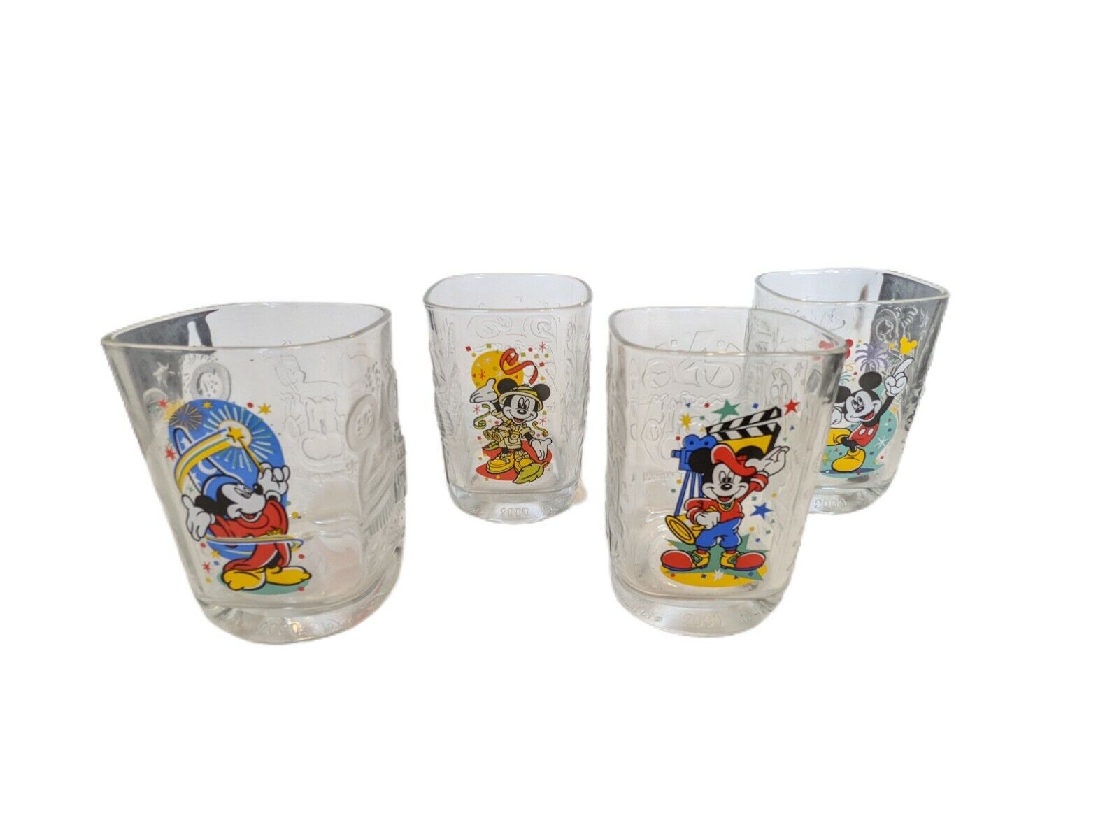 McDonalds Vintage 2000s Walt Disney World Mickey Mouse Animal Kingdom Glasses