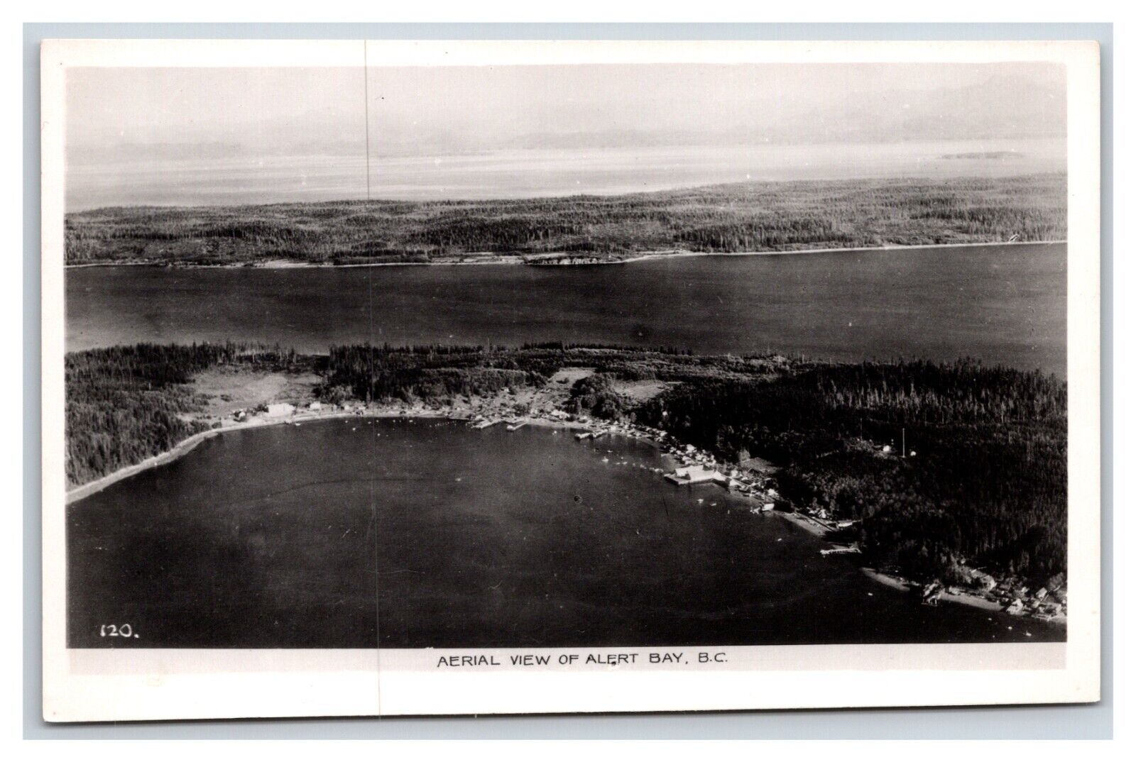 RPPC Aerial View Albert Bay British Columbia BC Canada Postcard N22