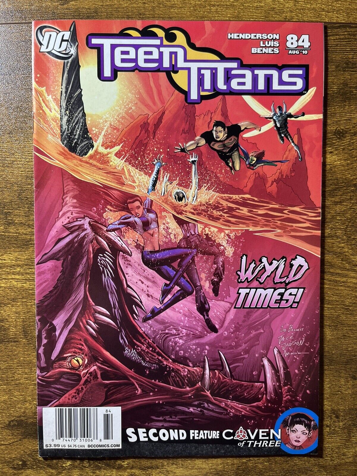 TEEN TITANS 84 EXTREMELY RARE NEWSSTAND VARIANT DC COMICS 2010