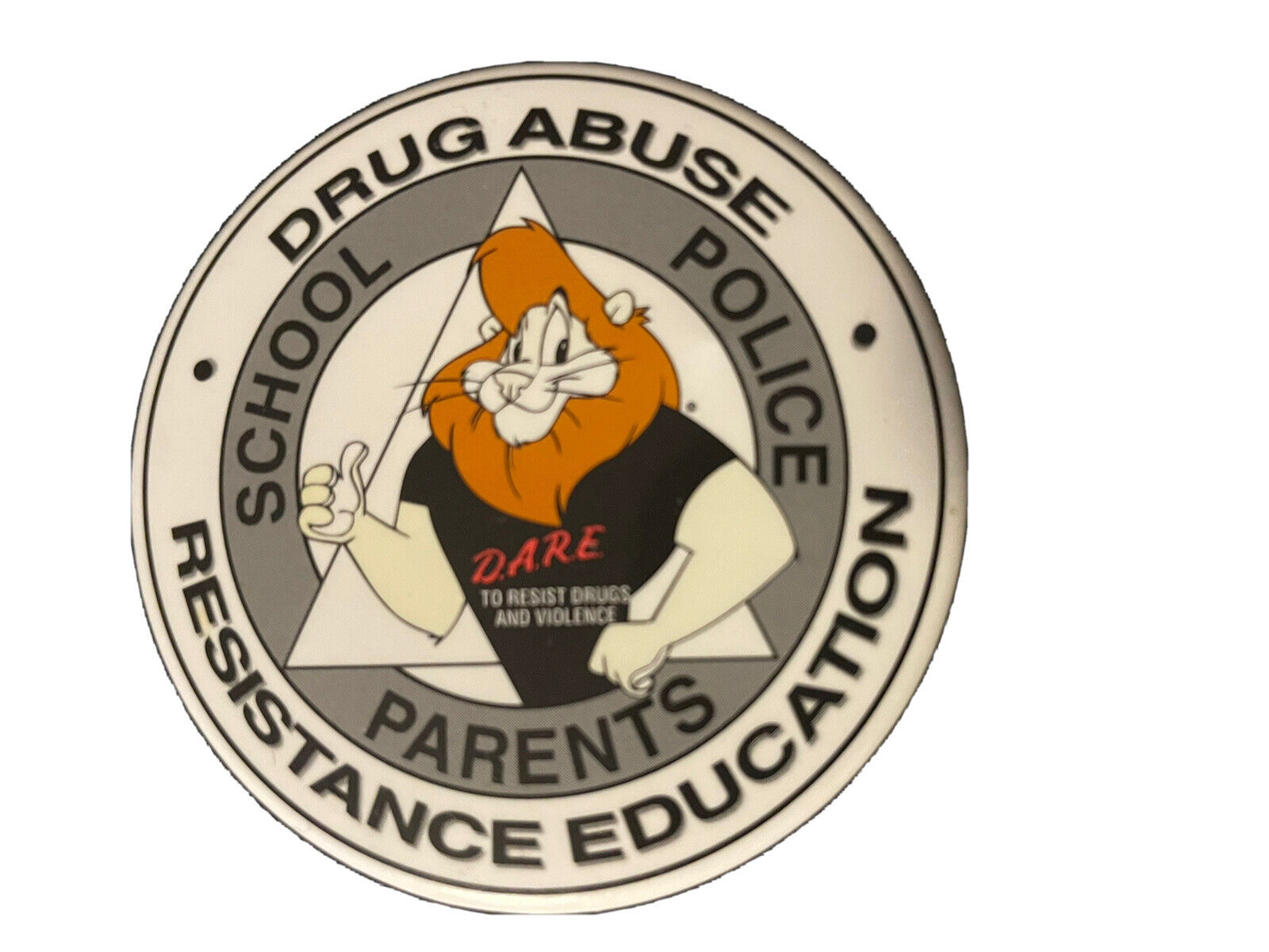 Drug Abuse Resistance Education Police Parents School D.A.R.E. 55mm Pin Button