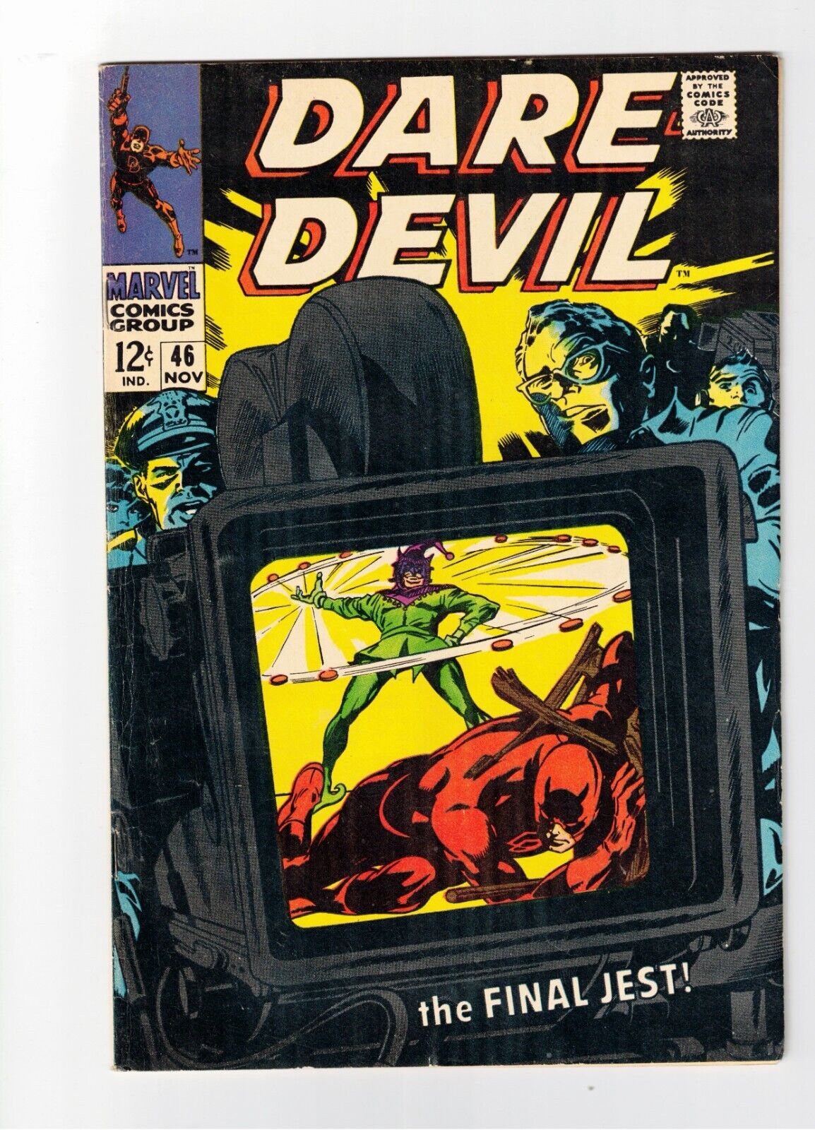 DAREDEVIL #46   GENE COLAN COVER MARVEL COMICS 1968