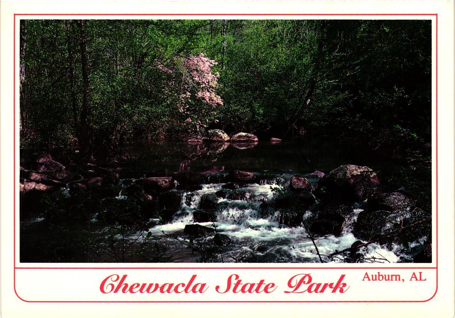 Vintage Postcard 4x6- Chewacla State Park , Auburn, AL. 1960-80s