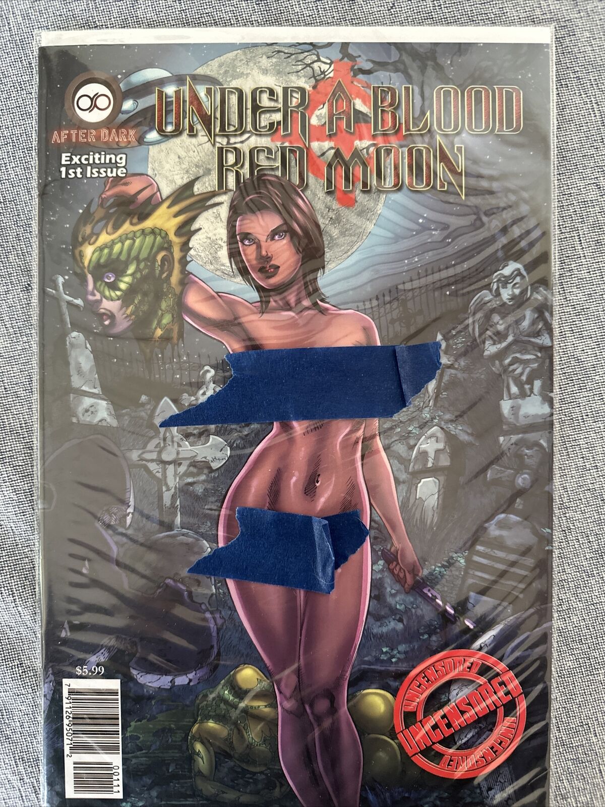Under A Blood Red Moon #1-6 Cover B Uncensored Dren Productions Full Miniseries