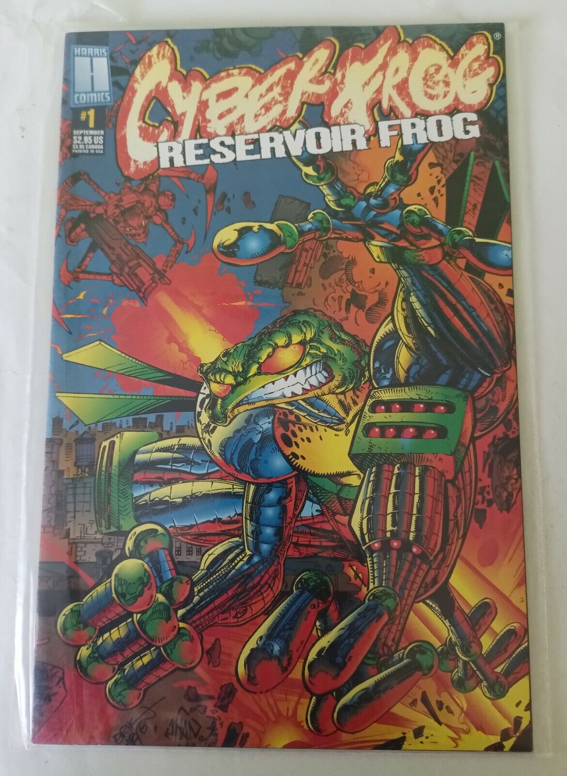 Cyberfrog  1 No. 1 Reservoir Frog Preview ASHCAN Harris Comics NM