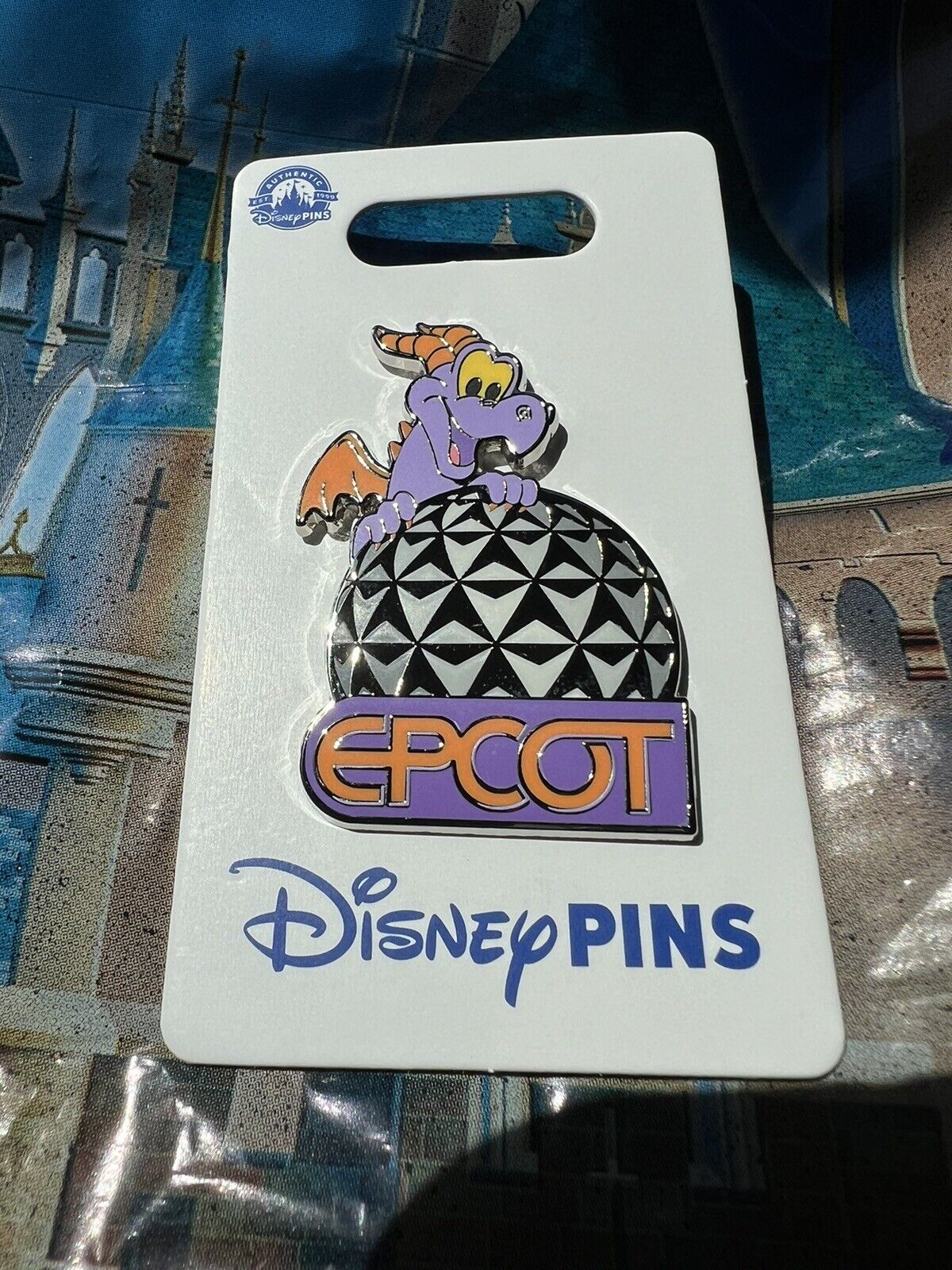 Disney Parks Epcot Spaceship Earth Figment 2024 Pin Open Edition