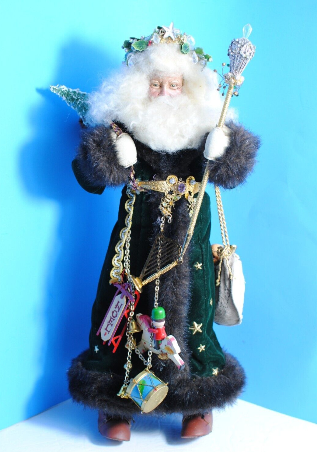 Vtg 1985 Father Christmas Handcrafted Santa Lasting Endearment Lynn West 1/200/1