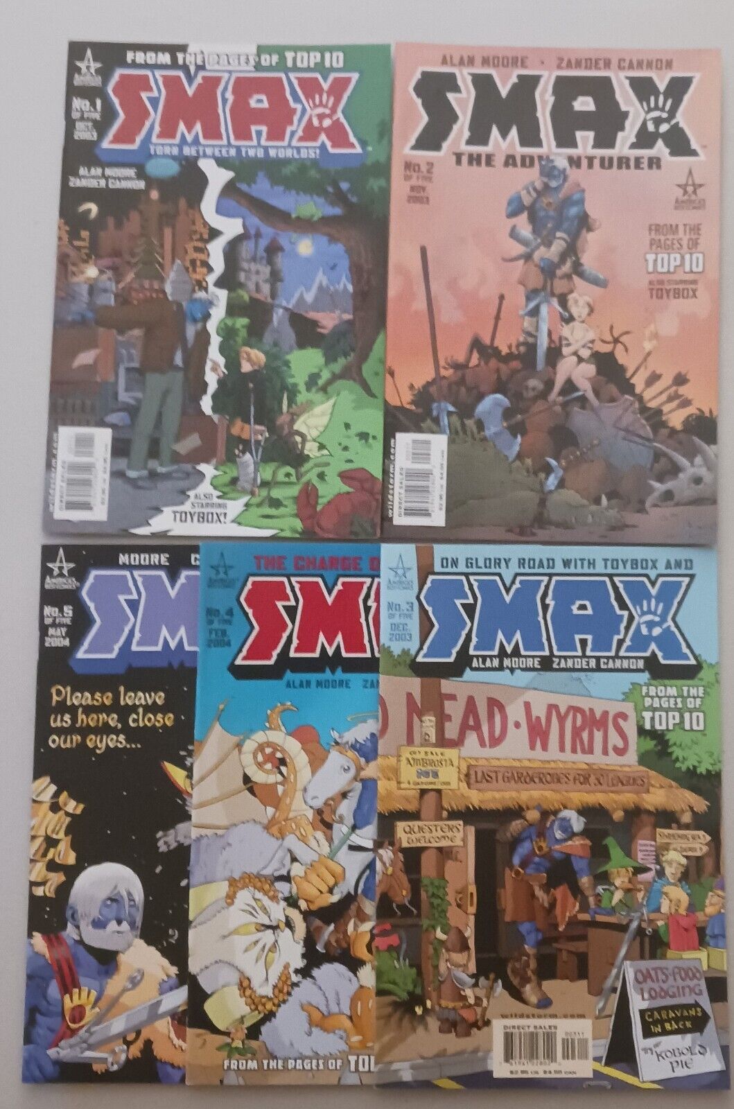 Smax #1-5 Complete Set (2003-2004) America’s Best Alan Moore (VF or better)
