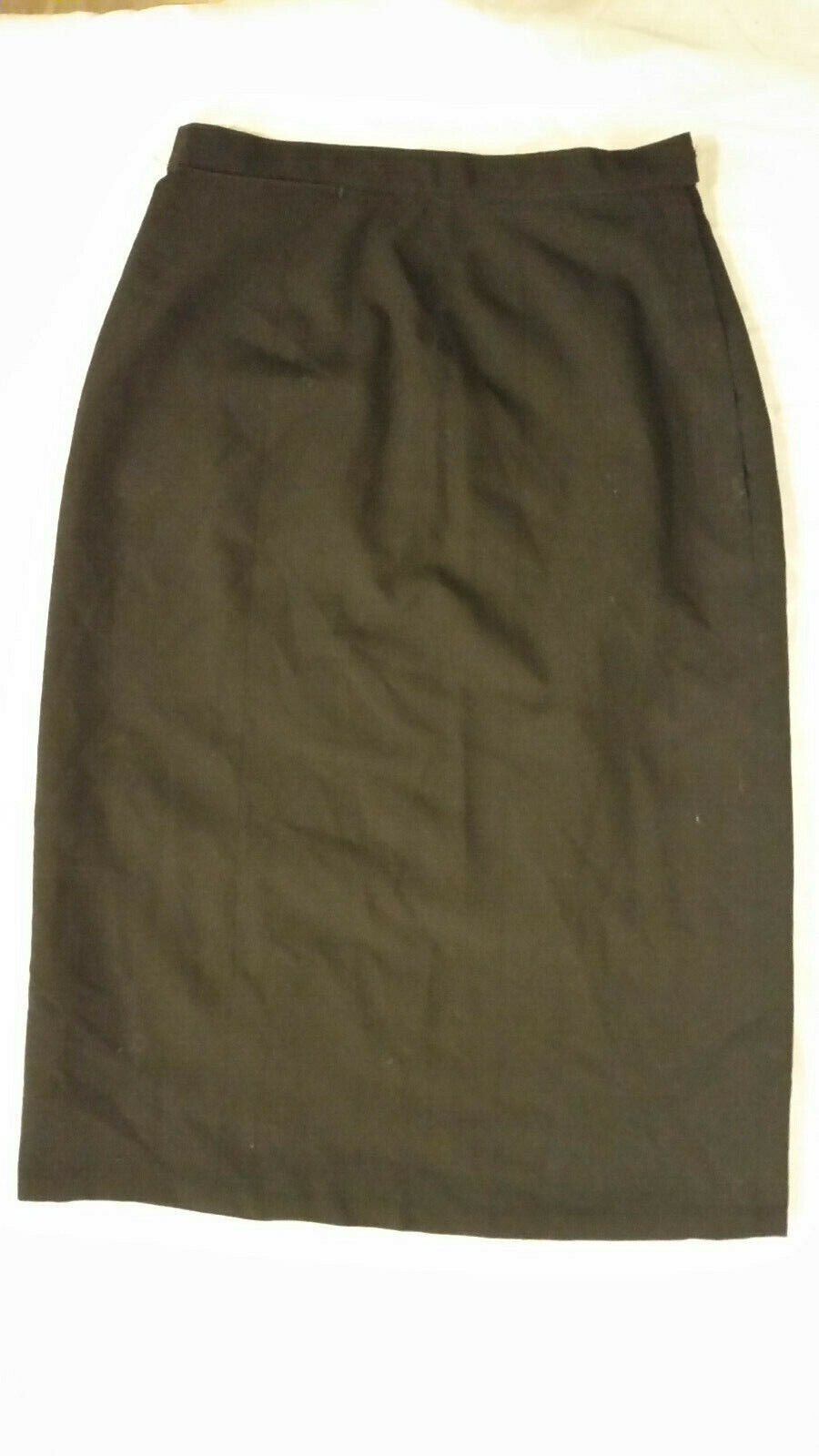 USN NAVY REGULATION BLACK SKIRT NO TAGS 23 X 25.5 SEE MEASUREMENTS IN PICTURES
