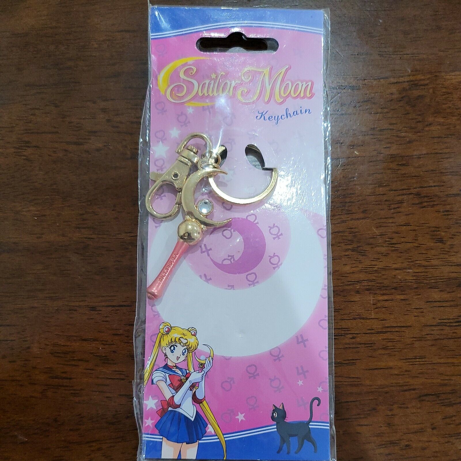 Sailor Moon - Moon Stick Anime Metal Keychain