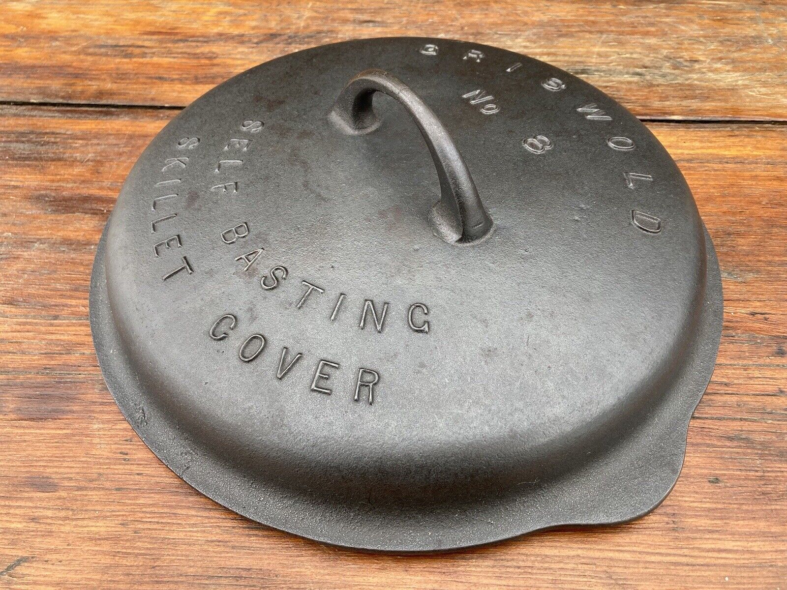 Griswold Cast Iron #8 Fully Marked High Dome Skillet Lid