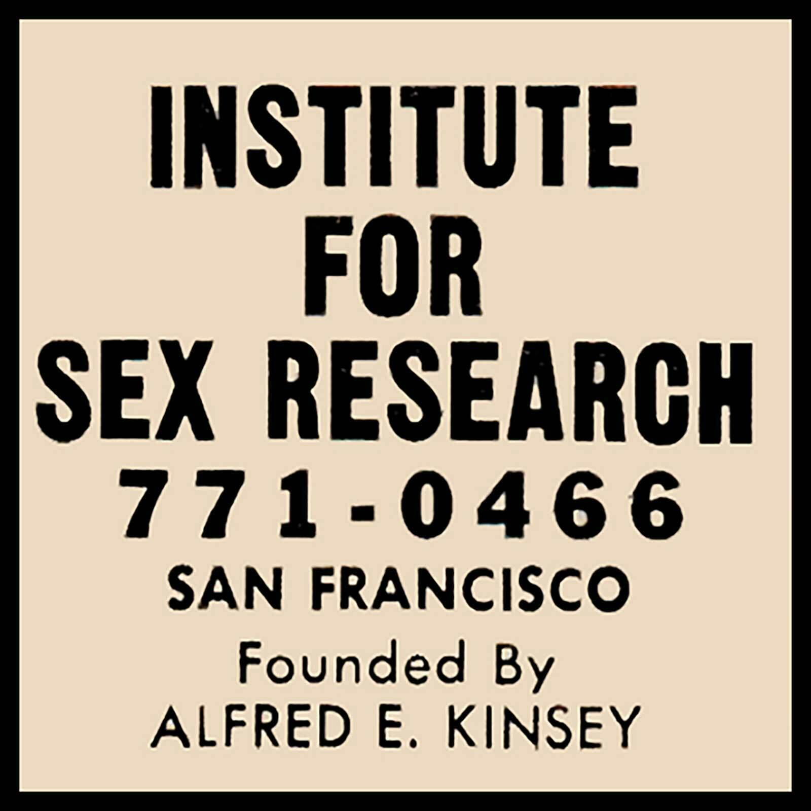 Fridge Magnet - Institute For Sex Research