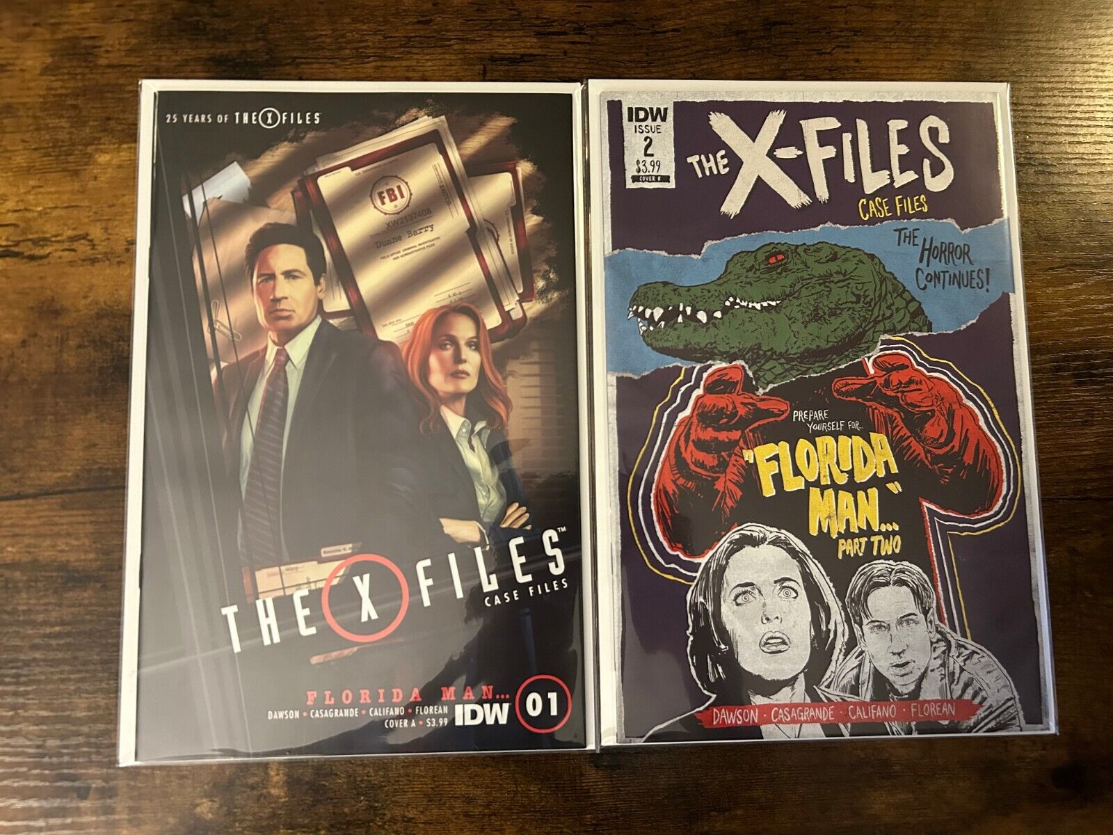 Full Set X-Files Case Files Florida Man #1 2 IDW Publishing (2018) 1-2 Complete