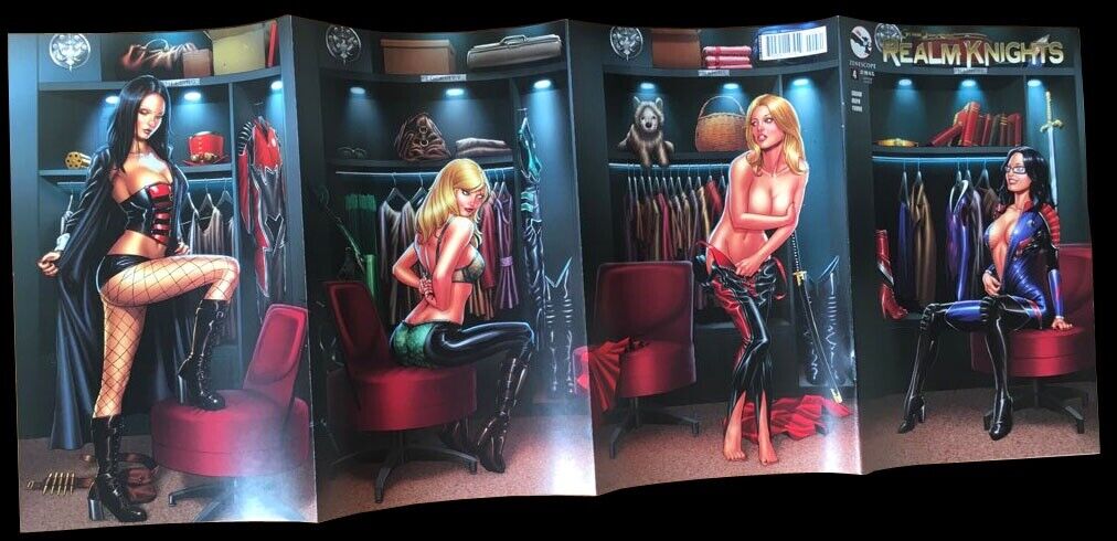 Grimm Fairy Tales REALM KNIGHTS #4 COVER D GATEFOLD (NM) ANTHONY SPAY ZENESCOPE