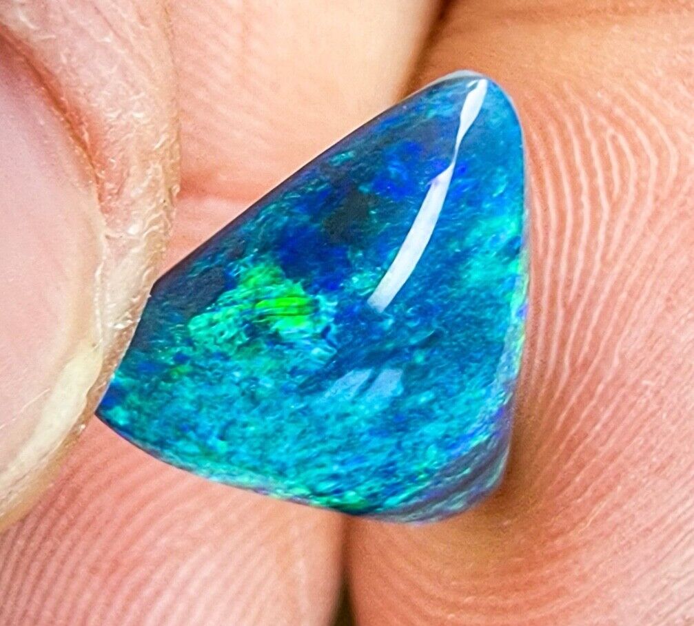 Black Opal Extremely Rare & Pretty Form of Opal From Lightning Ridge, Australia