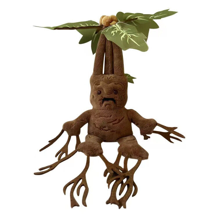 13.7IN Mandrake Plush Doll Harry Potter Series Anime Toys Tree Christmas Gifts