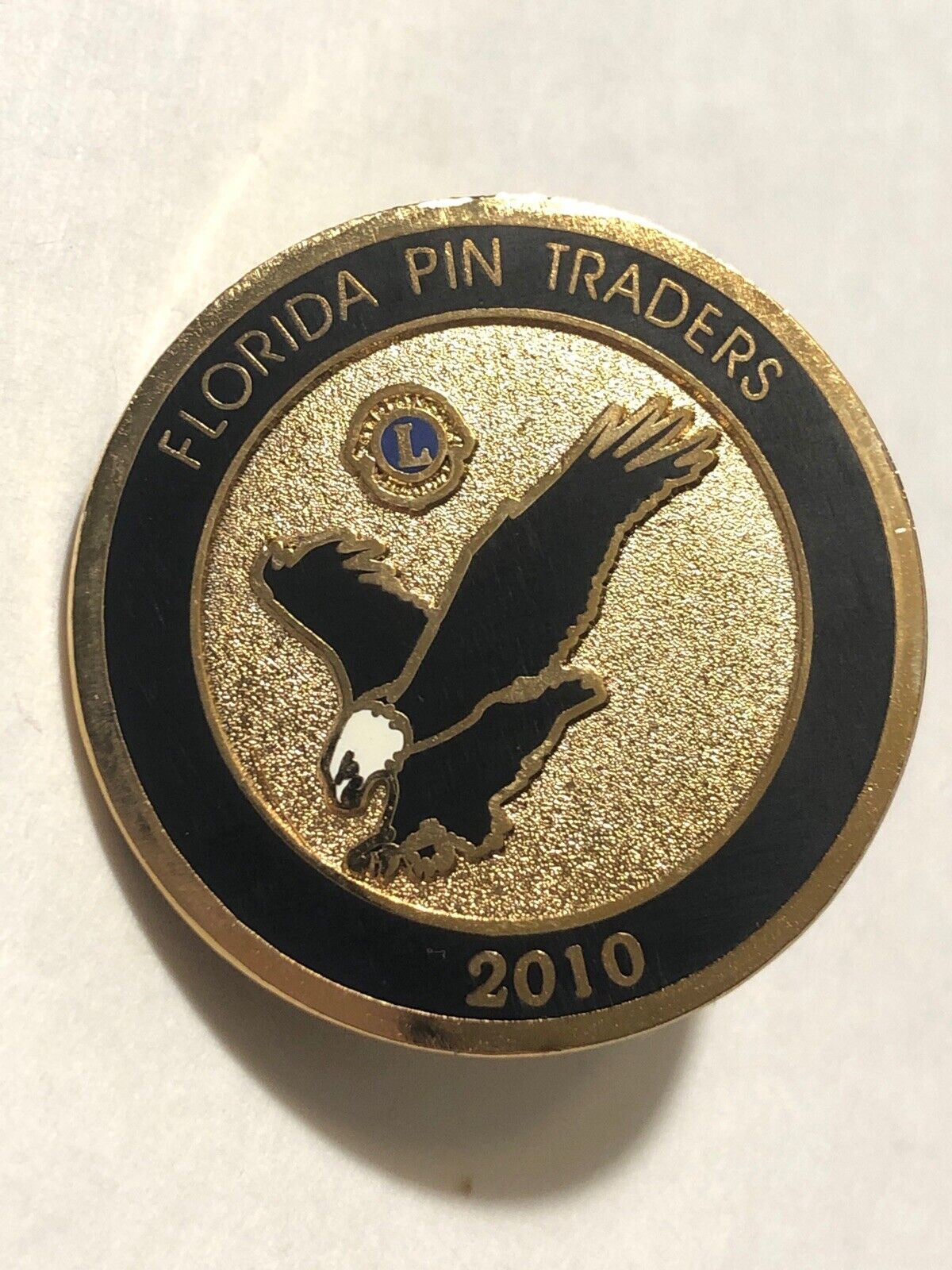 2010 Florida Pin Traders Bald Eagle Lions Club Pin