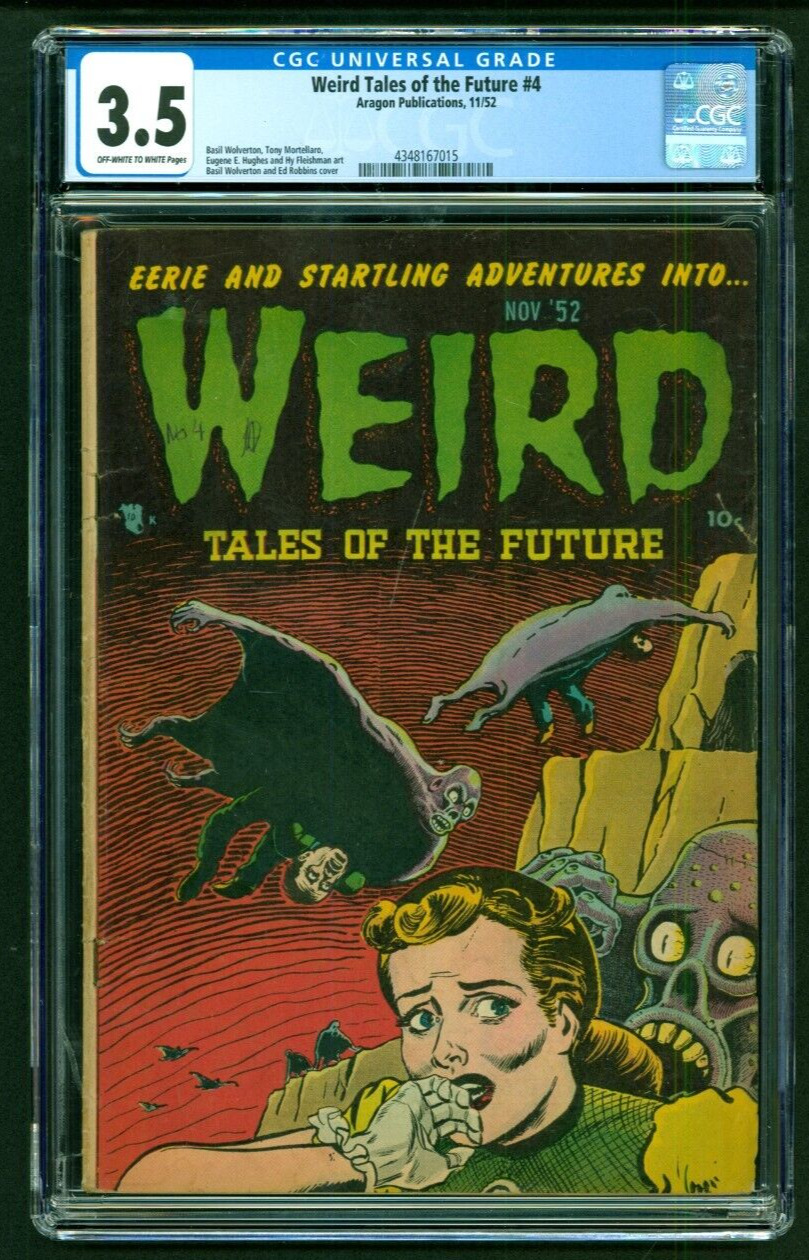 Weird Tales of the Future #4 CGC 3.5 (1952) Wolverton Cover Aragon 1952