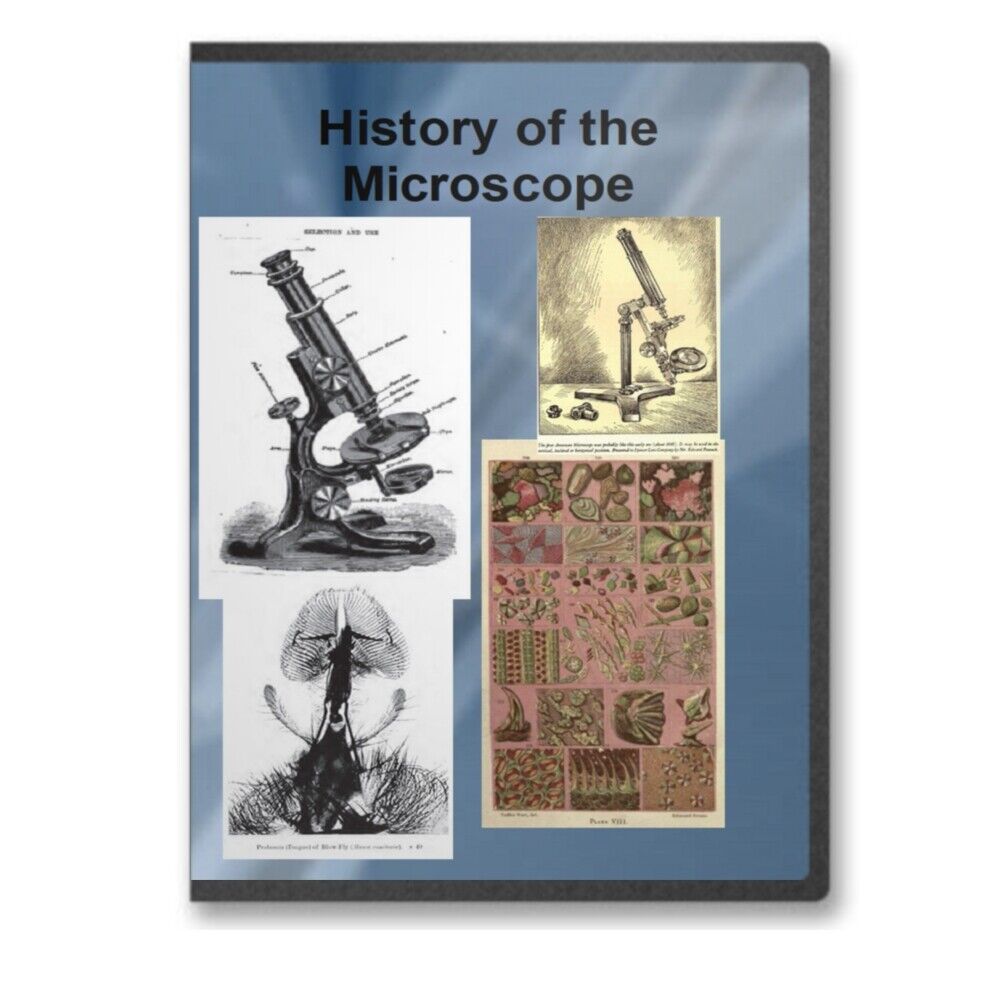 Microscope History 51 Historic Books / Journals / Catalogs on DVD - C691