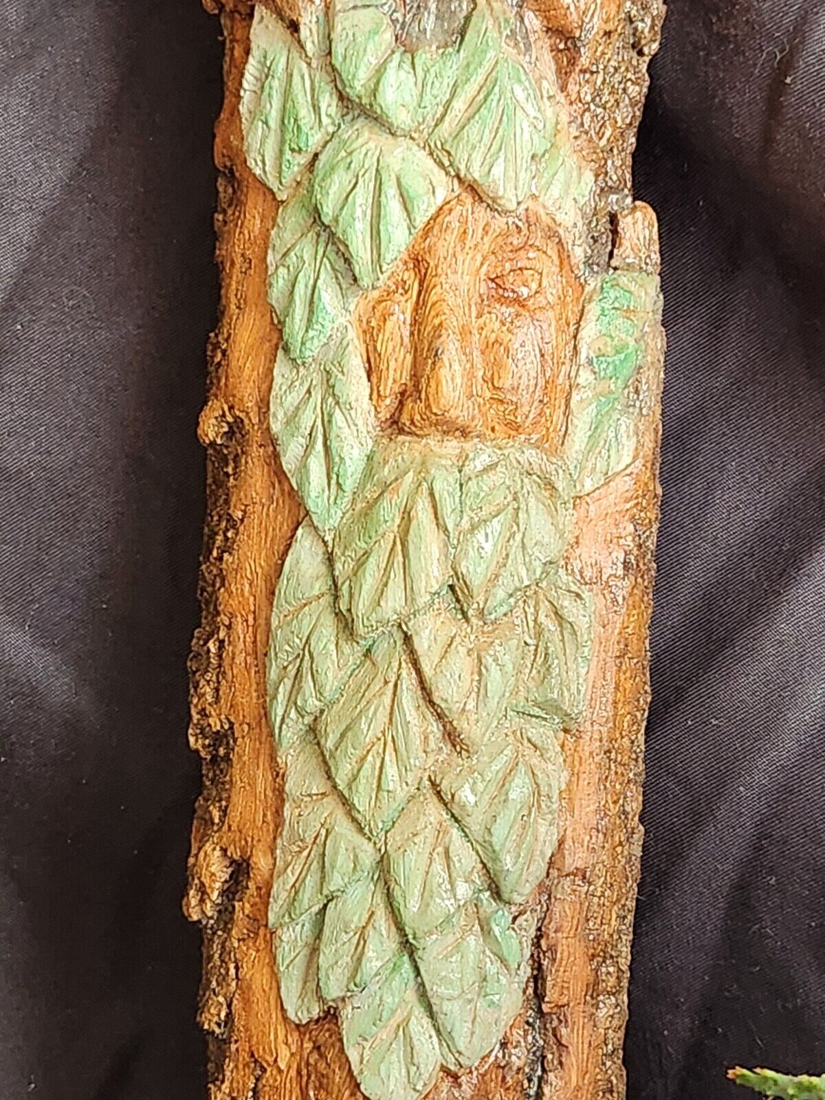 Greenman/Wood Spirit Carving
