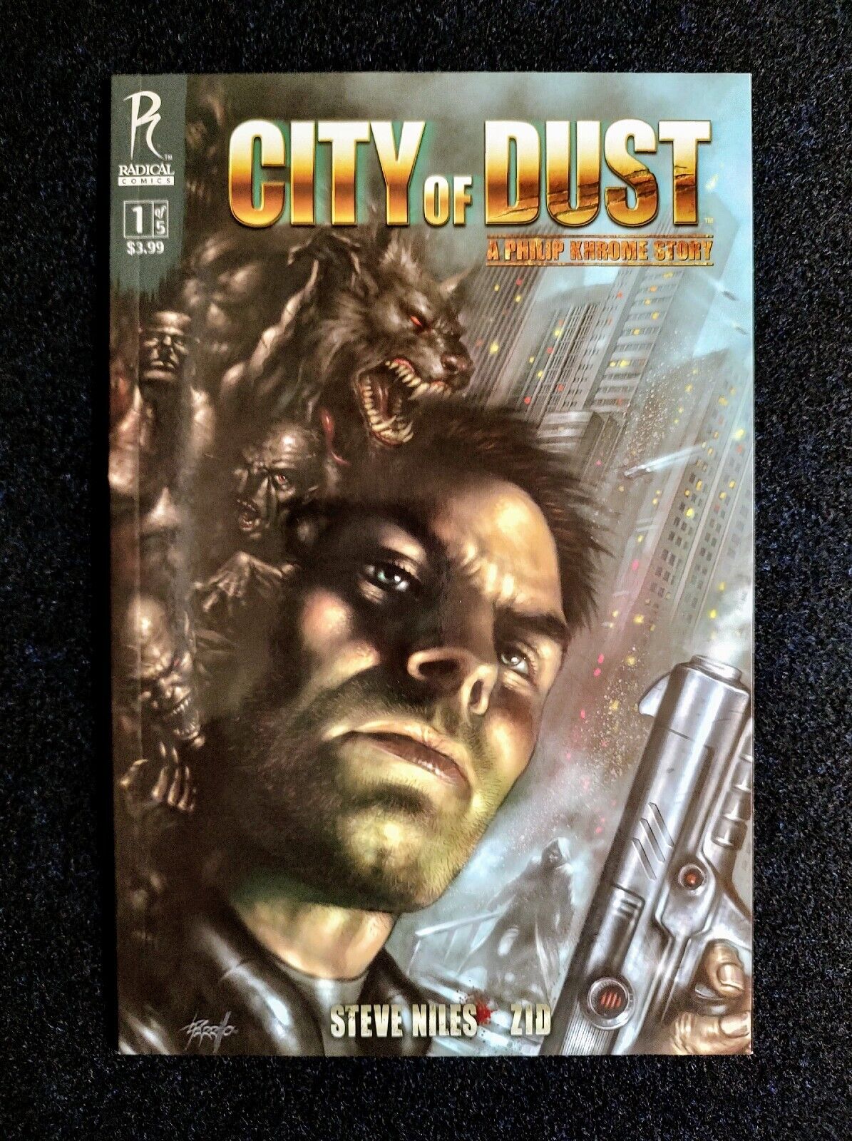 City Of Dust #1a Philip Khrome Story 2008 Radical Comics, Steve Niles, Zid.
