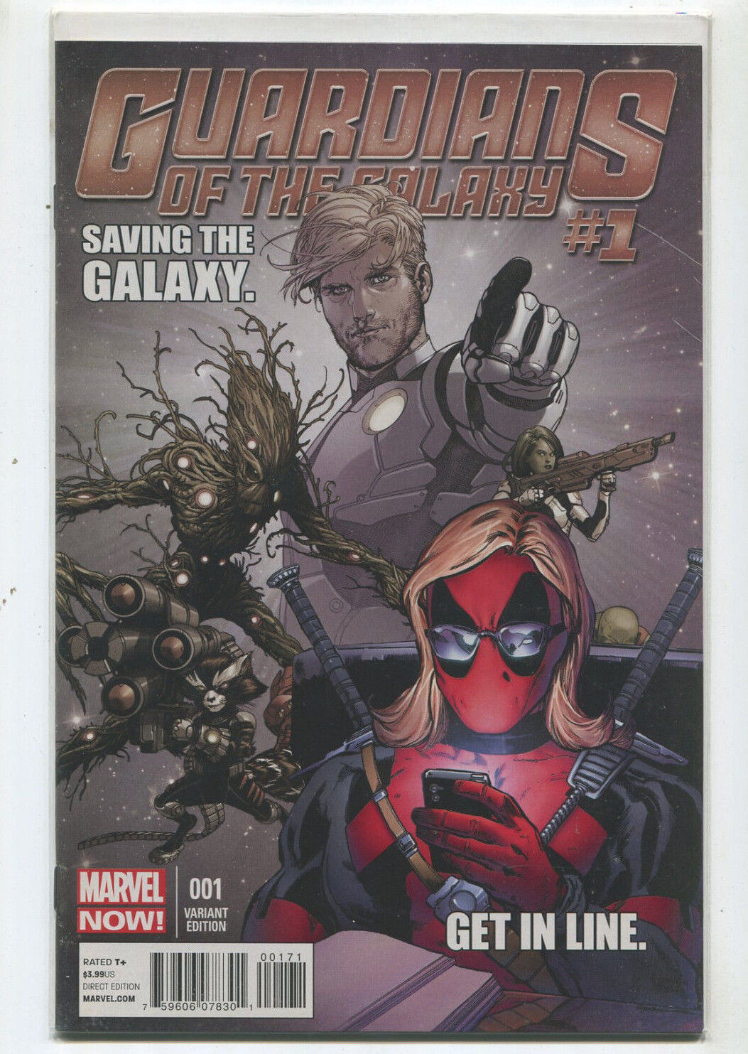 Guardians Of The Galaxy #1 NM VARIANT EDITION  Saving The Galaxy  Marvel CBX11A
