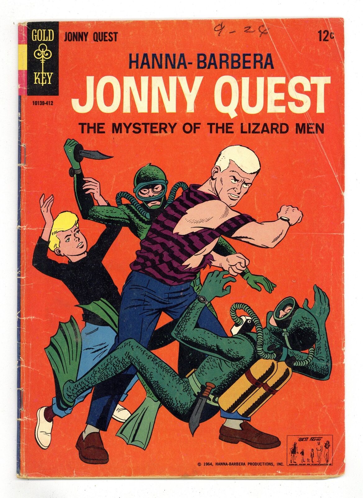 Jonny Quest #1 GD/VG 3.0 1964