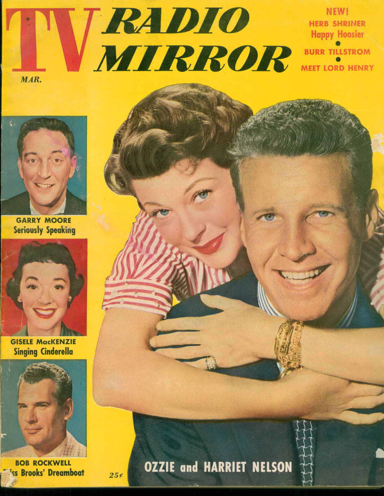  TV-Radio Mirror Magazine March 1955, Scarce Fan Magazine, Full of Photos