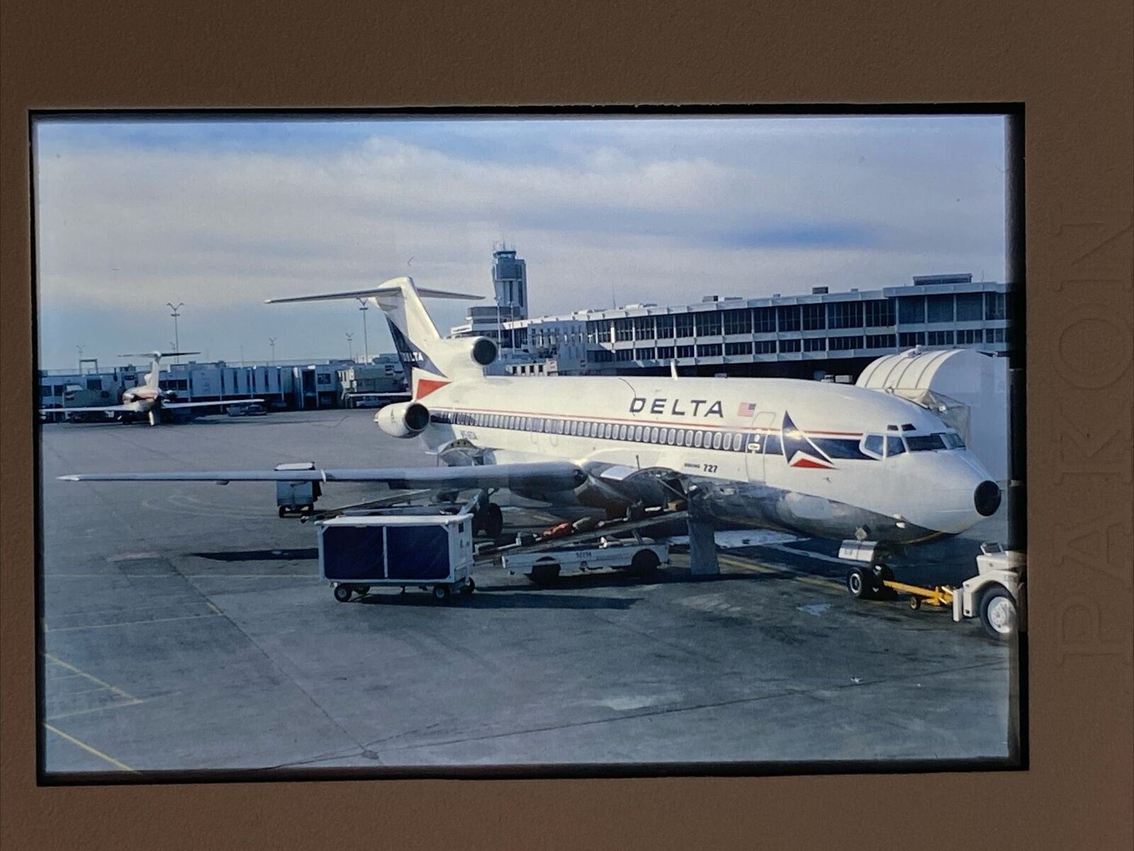 1978 Delta Airlines Boeing 727 35mm Original Slide Pakon Slide Mount