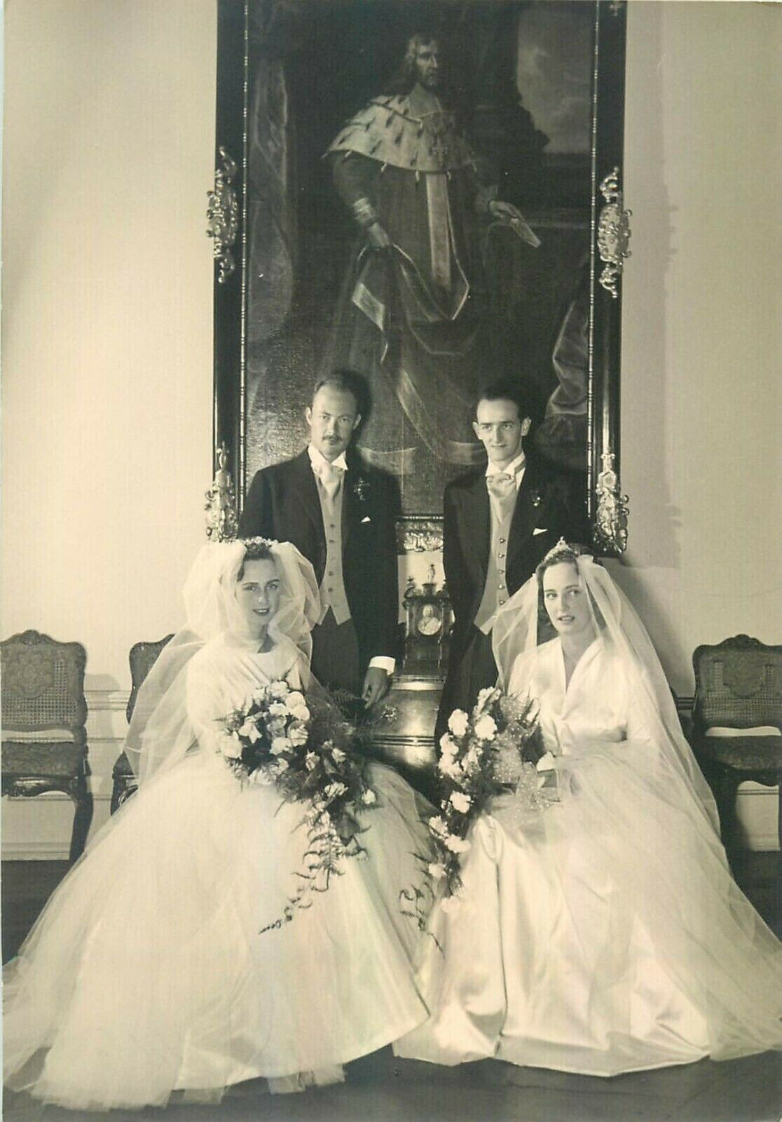 Count Franz Josef & Alois Von Waldburg-Zeil countesses Priscilla & Clarissa 1957
