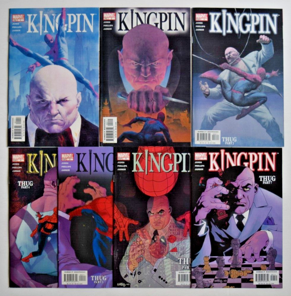 KINGPIN (2003) 7 ISSUE COMPLETE SET #1-7 MARVEL COMICS
