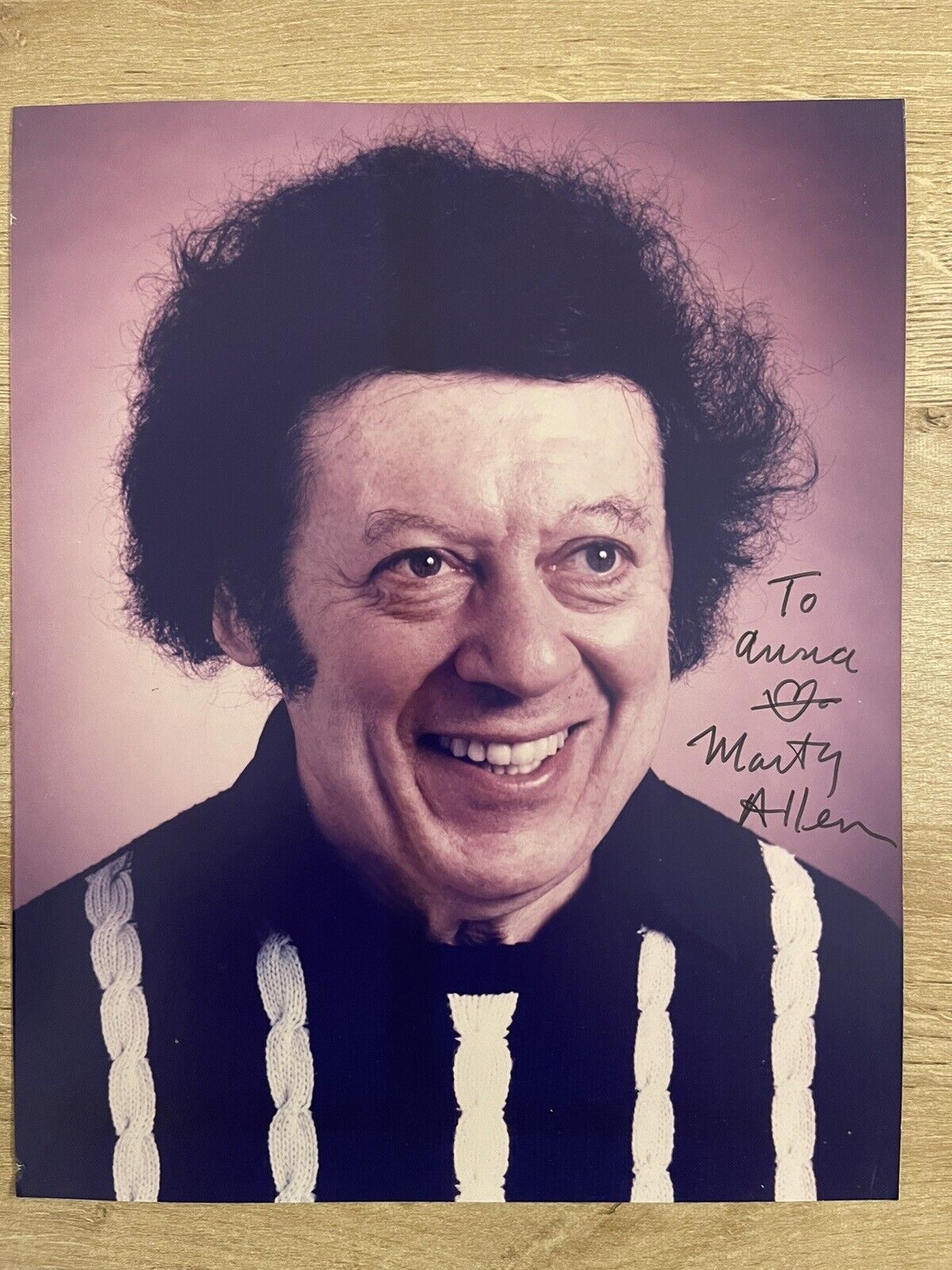 Marty Allen Signed Photo - 8 x 10 Autographed Picture