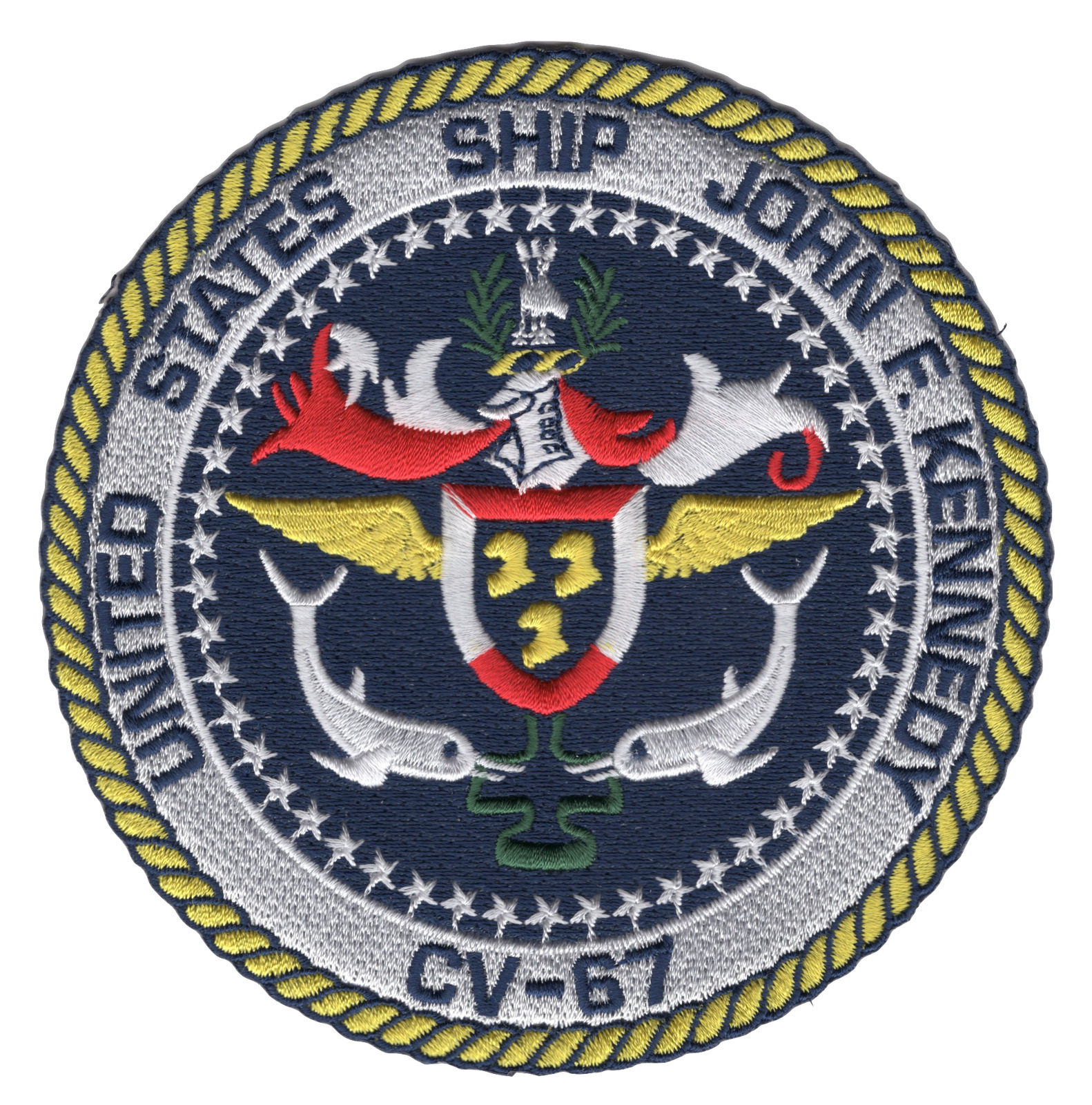 CV-67 USS John F Kennedy Patch