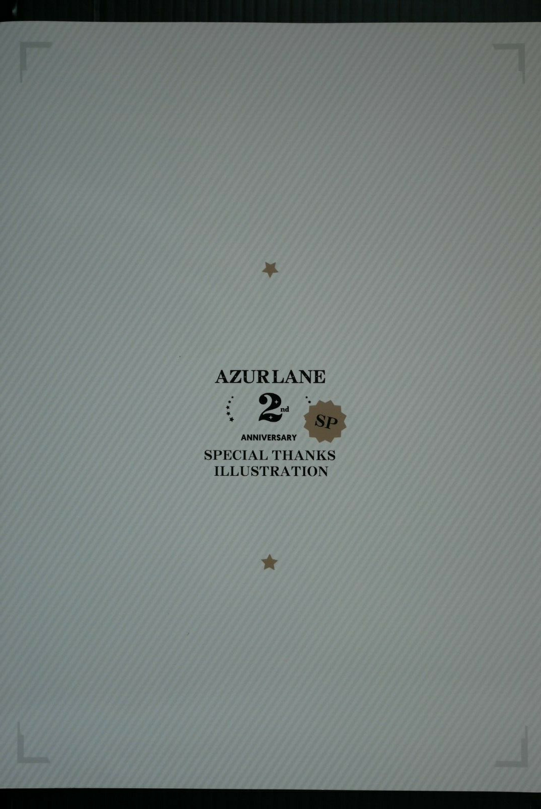 JAPAN Azur Lane 2nd Anniversary Special Thanks Illustration (Book)