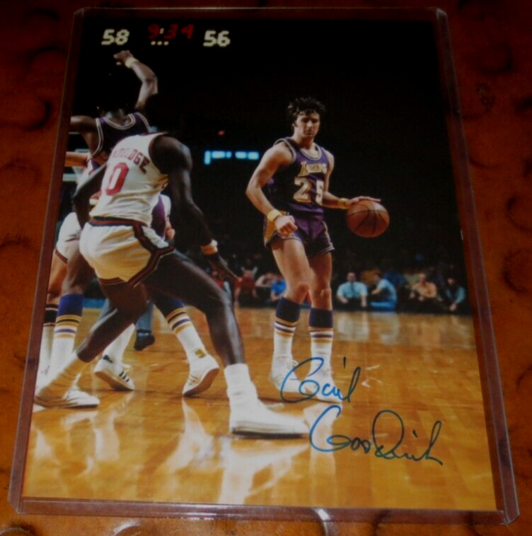 Gail Goodrich NBA basketball HOF signed autographed photo UCLA National Champ